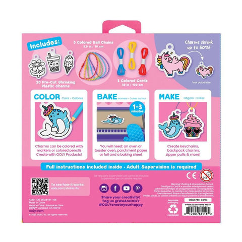 Cute Crew Shrink-its! DIY Shrink Art Kit
