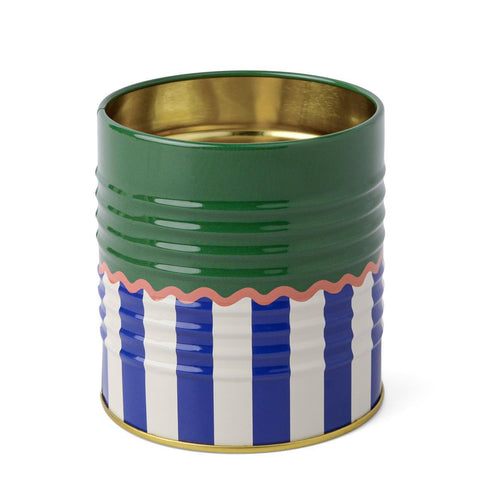 A Dopo Solid + Striped Storage Tin