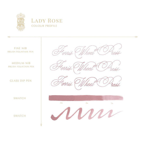 Lady Rose Fountain Pen Ink
