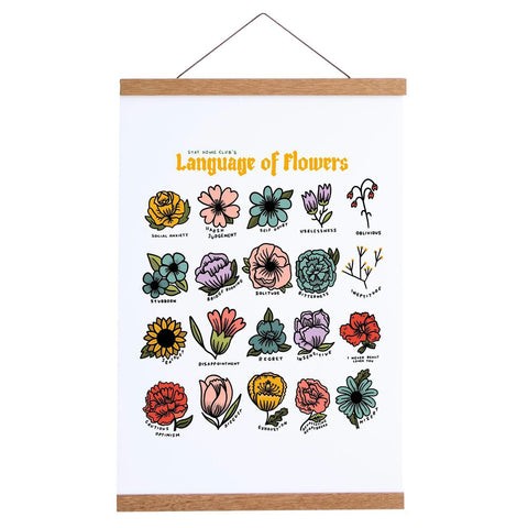 Language of Flowers Print