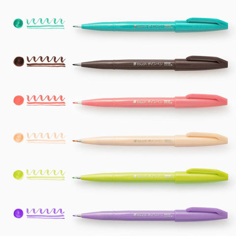 Fude Touch Brush Sign Pens, 2023 Colors