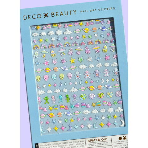 Spaced Out Nail Art Stickers