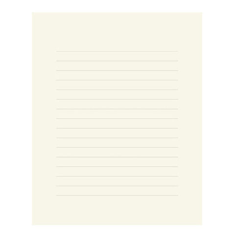 MD Horizontal Ruled Letter Pad