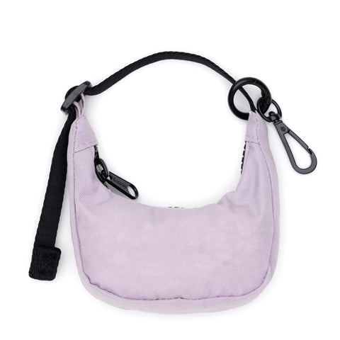 Crescent Bag Charm: Dusty Pink