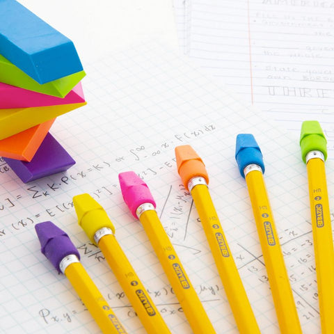 Neon Eraser Caps