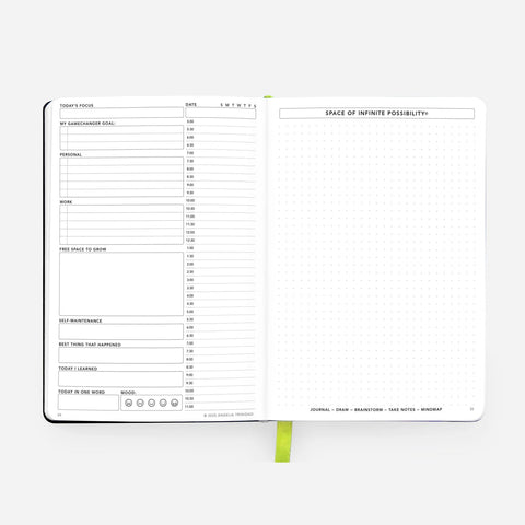 Elite Black Weekly Undated Planners