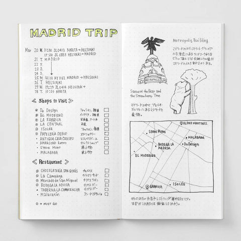 TRAVELER'S notebook, Regular Size, 026 - Dot Grid Notebook