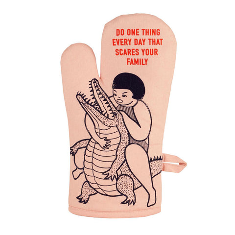 Scare Your Family Oven Mitt