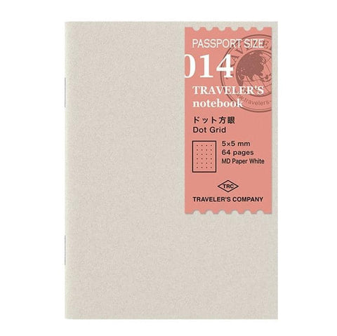 TRAVELER'S notebook, Passport Size, 014 - Dot Grid Notebook