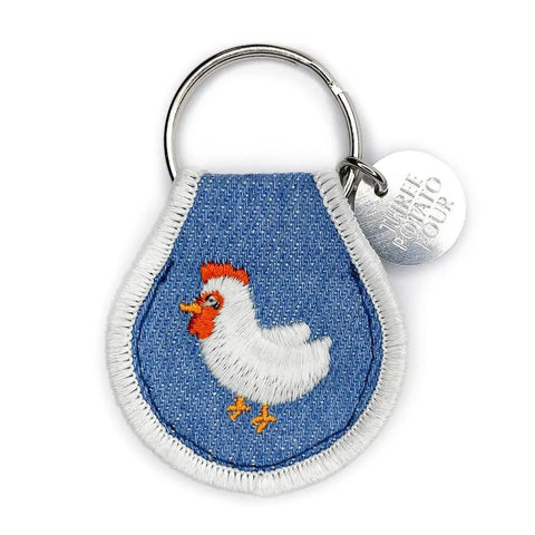 Chicken Patch Keychain