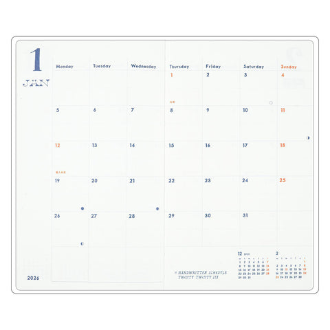 CHALKBOY Fresh Moment 2026 Diary