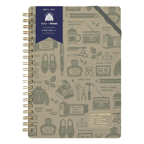 Eric x Kleid 2026 Diary B6 Ring Notebooks