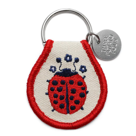 Ladybug Patch Keychain