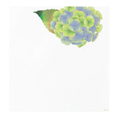 Hydrangea Square Letter Pad