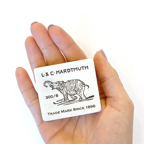L+C Hardtmuth Elephant Erasers