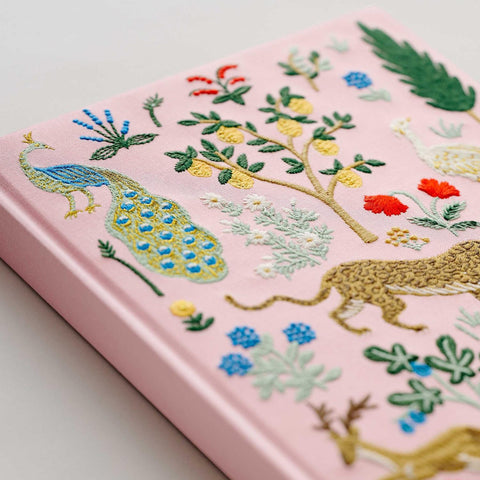Menagerie Embroidered Sketchbook