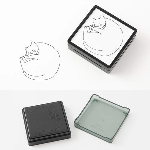 Paintable Pre-inked Stamp, Cat