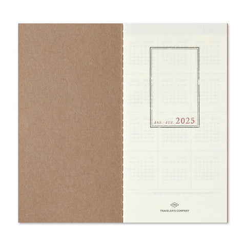 TRAVELER'S notebook, Regular Size, 2025 Diary (Weekly Vertical)