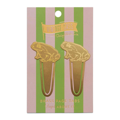 Froget About It Brass Page Tabs