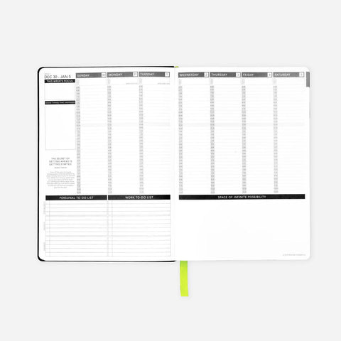 Year of the Snake Weekly 2025 Planner, Jade