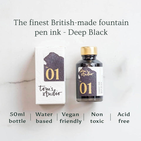 Deep Black 01 Fountain Pen Ink