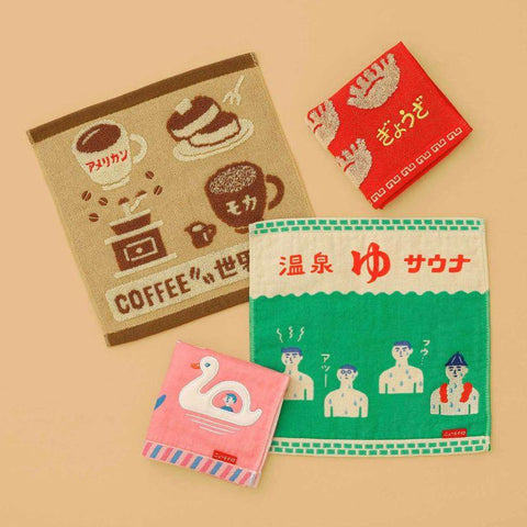 Retro Japanese Hand Towels