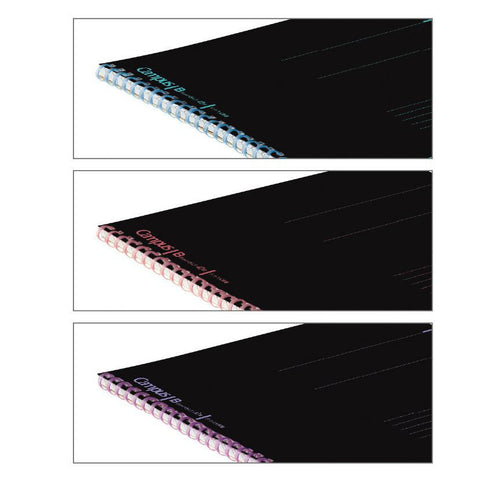 Black Soft Ring Campus Notebooks