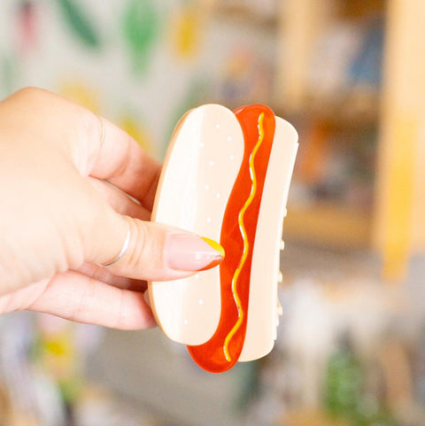Hot Dog Hair Claw