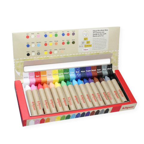 Kitpas Rice Bran Wax Crayons