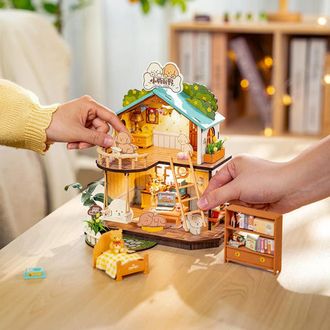 Puppy's Cozy Villa DIY Miniature Kit