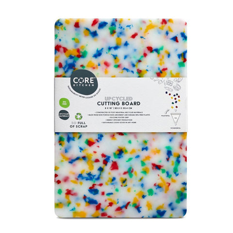Upcycled Plastic Confetti Cutting Boards