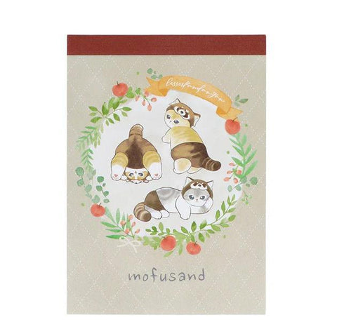Mofusand Red Panda Mini Memo Pad