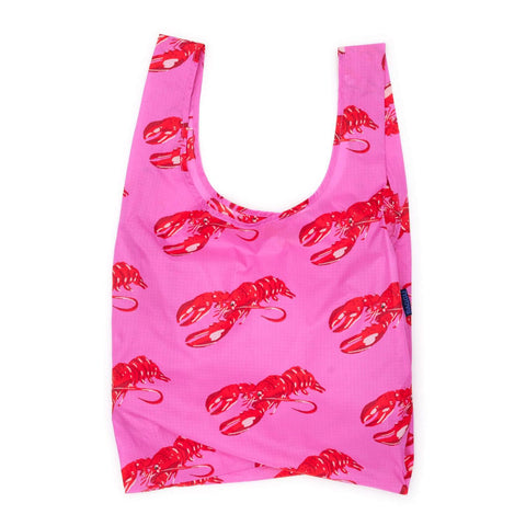 Standard Reusable Tote: Pink Lobster