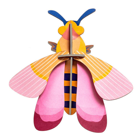 Pink Bee Wall Art Kit