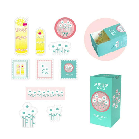 Aderia Retro Sticker Flakes