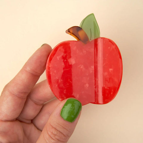 Apple Hair Claw