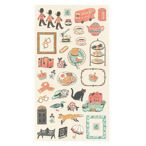 British Motifs Sticker Sheet