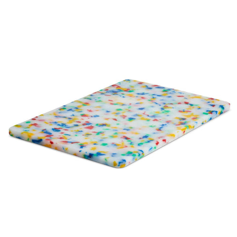 Upcycled Plastic Confetti Cutting Boards