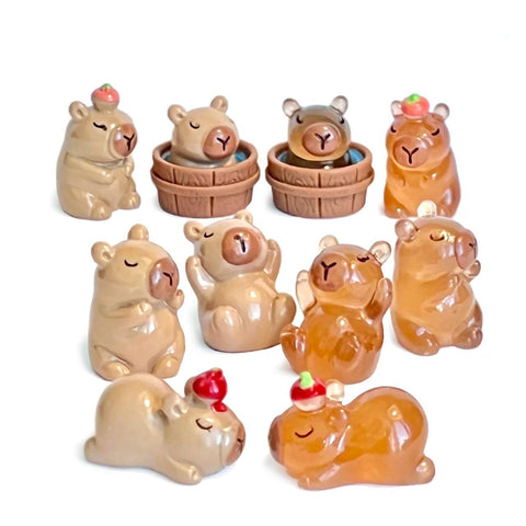 Mini Capybara Figurines