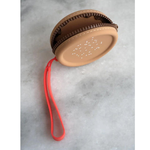Burger Zipper Coin Pouch
