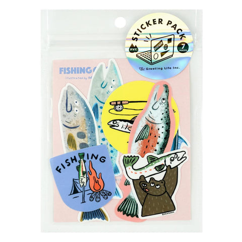 Ocataoca Fishing Sticker Pack