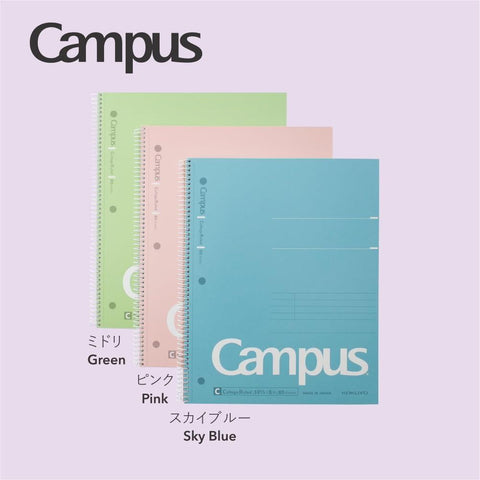 Campus College-Ruled Spiral Notebooks, Original Colors