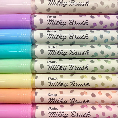 Milky Brush Pens
