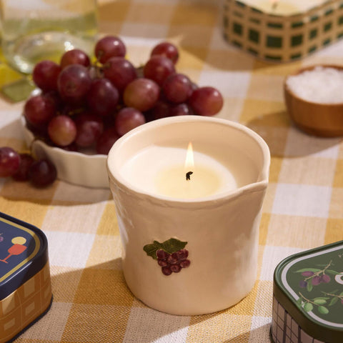 Bordeaux Grape Bistro Candle