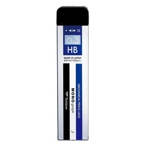 MONO Graph Pencil Lead Refills, 0.3mm HB