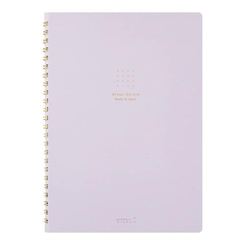 Color Dot Grid Ring Notebooks