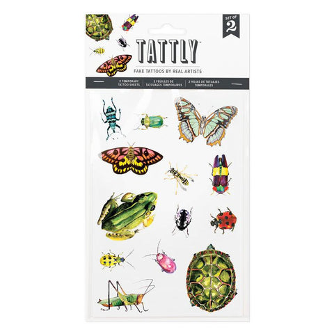 Critters on the Move Tattoo Sheets