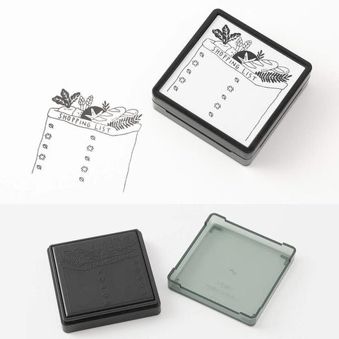 Paintable Pre-inked Stamp, Shopping List