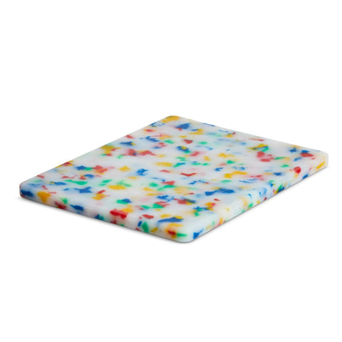 Upcycled Plastic Confetti Cutting Boards