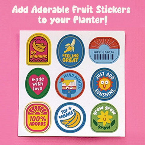 Paint + Grow Banana Planter Kit
